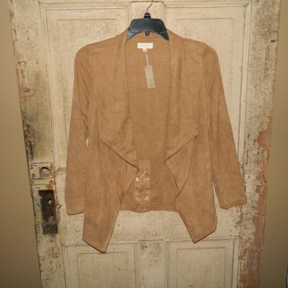 Promesa Jackets & Blazers - Promesa Boutique Suede Like Boho Jacket Size Small (NN-12)